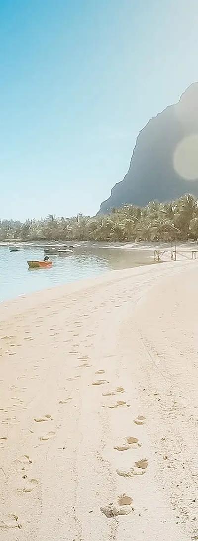 Pointe d'Azure Beach in Mauritius
