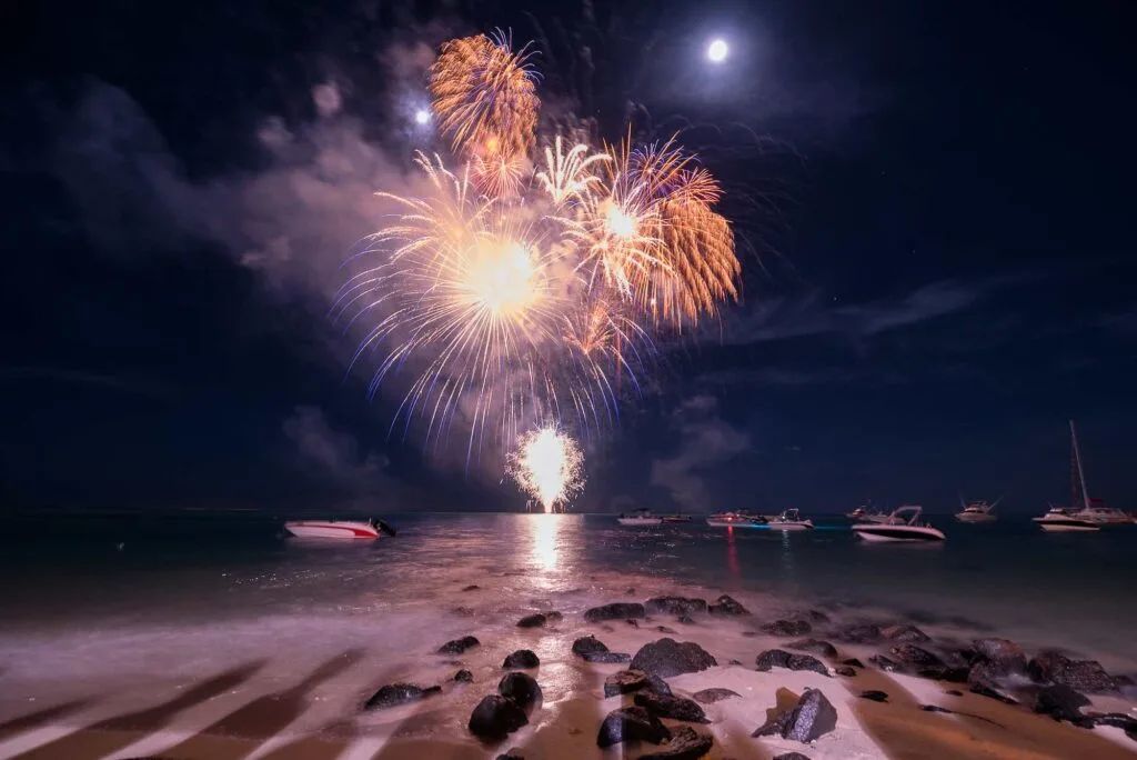 New Year's Eve celebrations in Mauritius