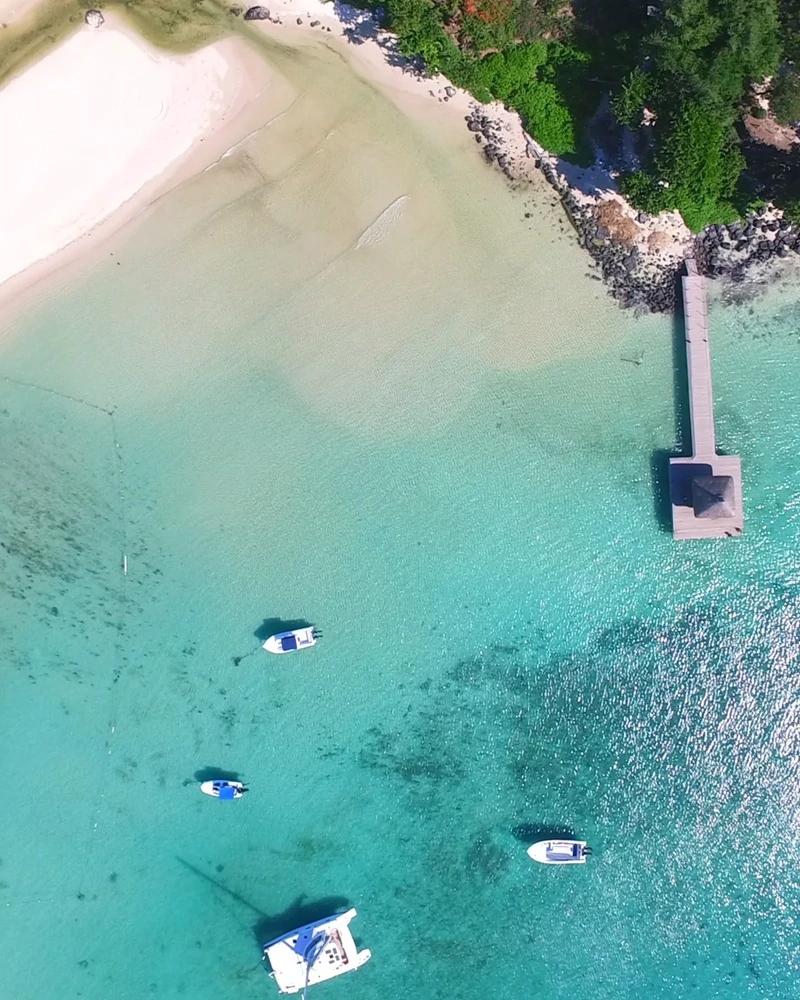 Albion Strand auf Mauritius