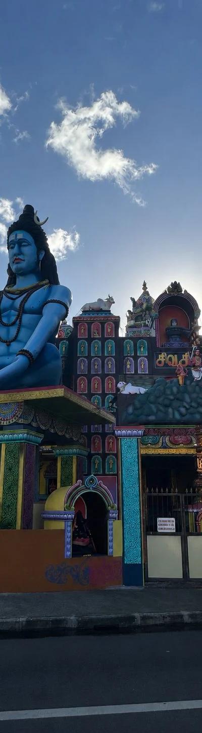 Aum Namah Shivaya Temple Mauritius | Hindu Temple in Petit Bel Air with Lord Shiva Statue Beach photo 4
