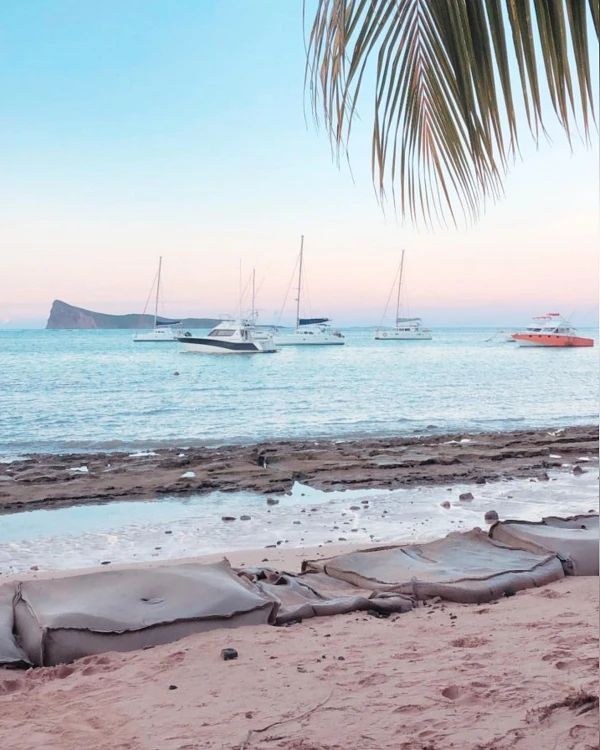 Bain Boeuf Beach Mauritius, a scenic spot near Cap Malheureux with calm water and beautiful northern island views.