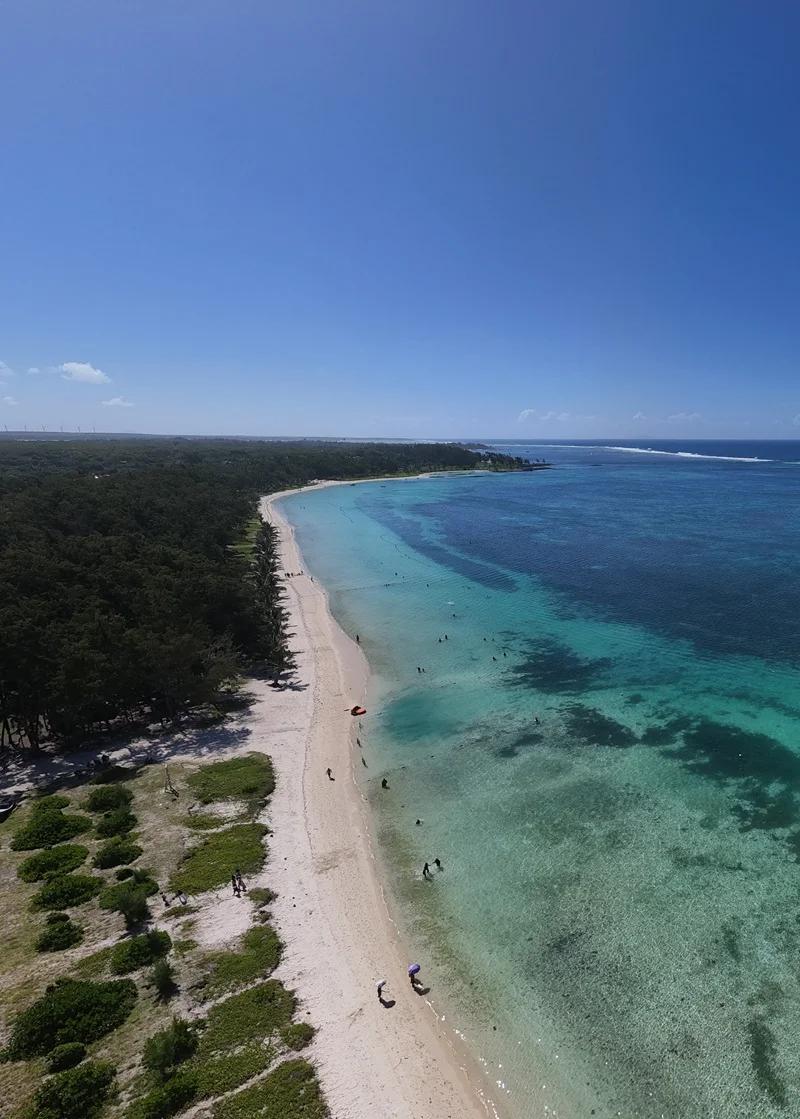 Belle Mare Beach in Mauritius