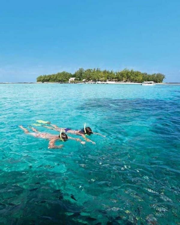 Blue Bay Beach in Mauritius
