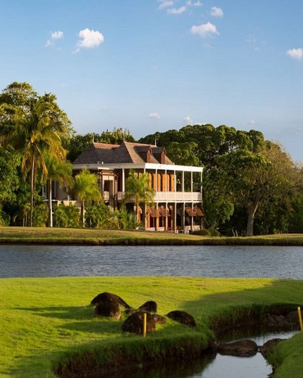 Château de Bel Ombre Mauritius, a historic estate house surrounded by gardens and south coast scenery.