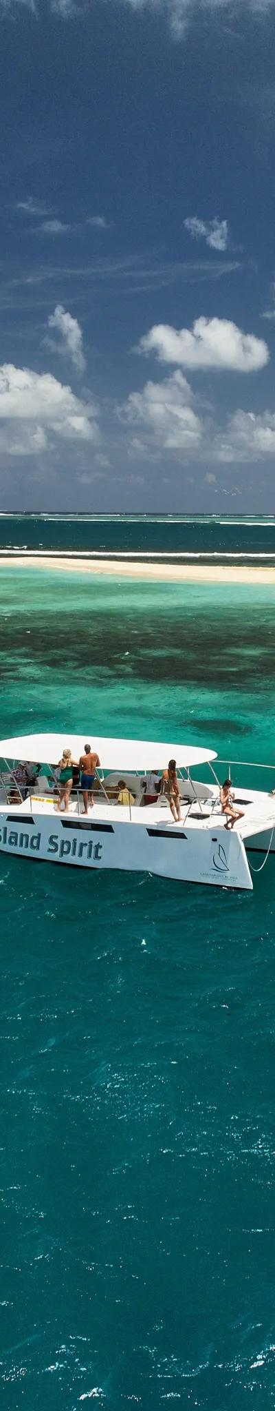 Discovery of the South East Lagoon onboard a Private Power Catamaran Beach photo 1