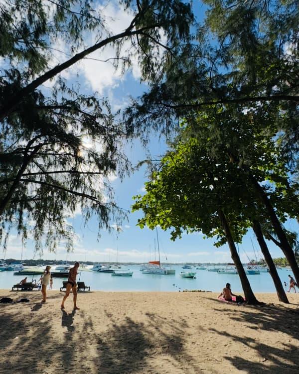 Grand Baie Beach in Mauritius
