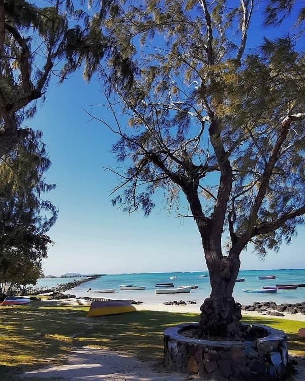Grand Gaube Beach in Mauritius