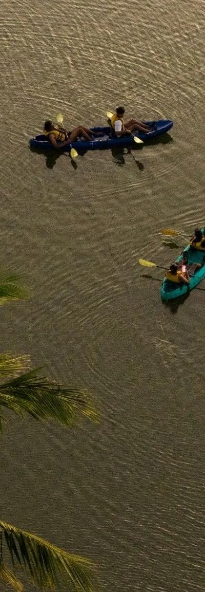 Kayak at Sunset on the Tamarin River Beach photo 1