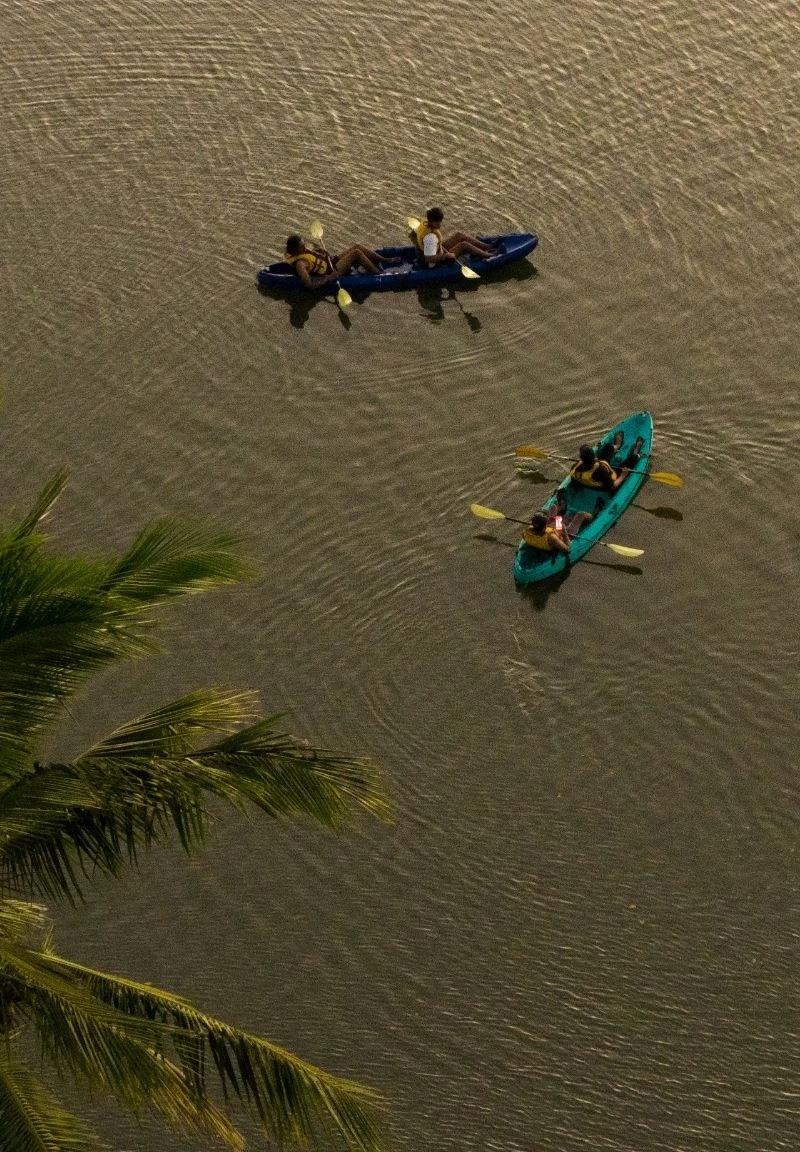 Kayak at Sunset on the Tamarin River