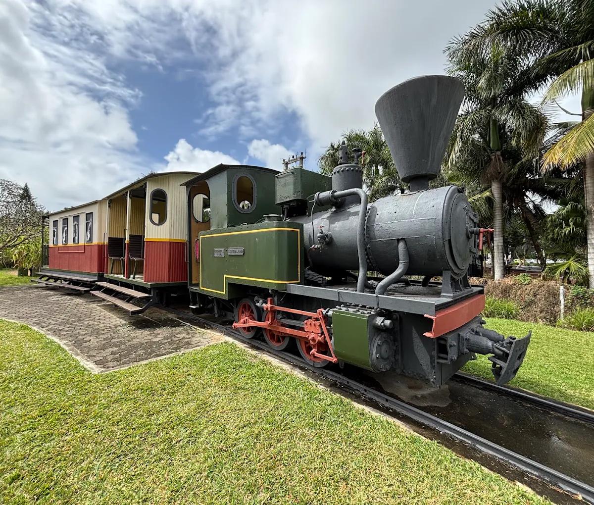 Historic sugar factory machinery at L’Aventure du Sucre museum in Mauritius