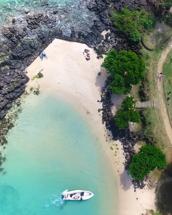 La Cuvette Beach Mauritius, a small and beautiful beach in Grand Baie known for calm water, soft sand and relaxed north coast scenery.