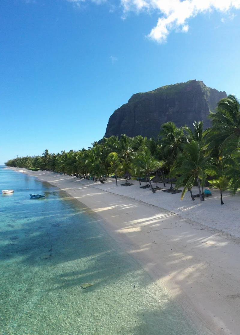 Le Morne Beach in Mauritius