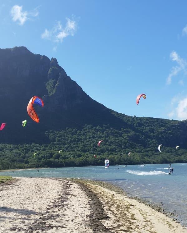 Le Morne KiteSurf Lagoon Beach in Mauritius
