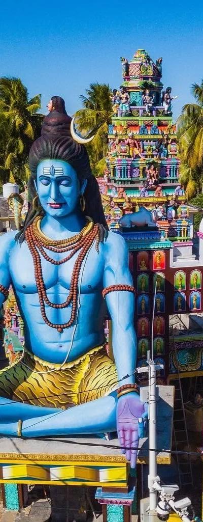 Aum Namah Shivaya Temple Mauritius | Hindu Temple in Petit Bel Air with Lord Shiva Statue Beach photo 1
