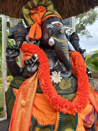 Pointe des Lascars Hindu Spiritual Park Mauritius | Peaceful Ganesha Temple by the Sea