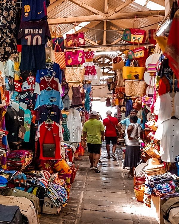 Scenic Port Louis Mauritius with mountains, harbour and colourful city atmosphere.