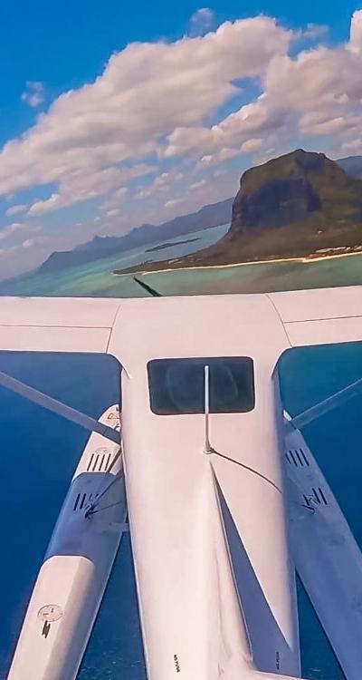 Seaplane Flight at Le Morne