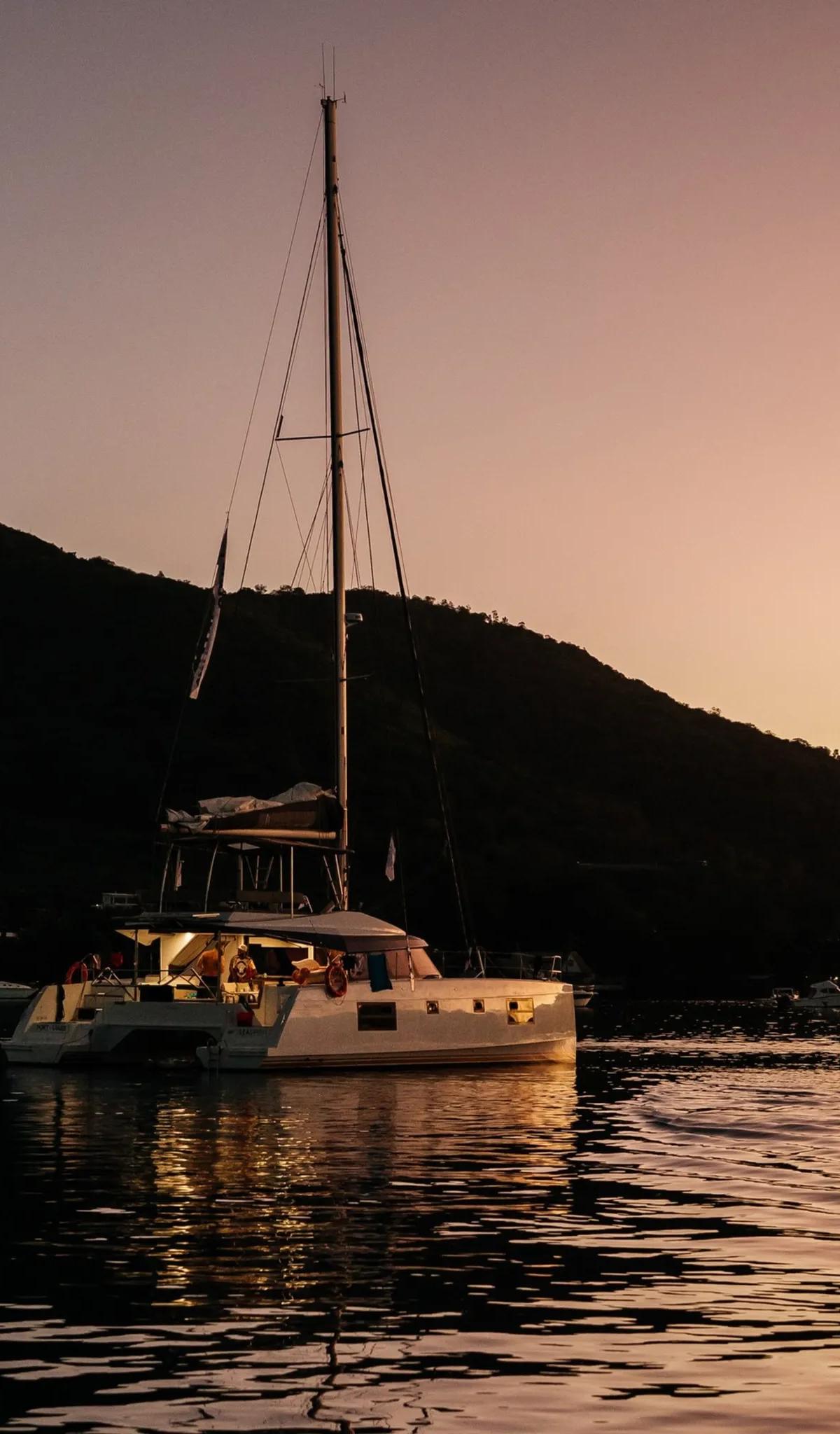 Catamaran Private sunset cruise from Black River